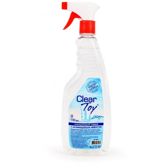 Очищающий спрей CLEAR TOY с антимикробным эффектом - 740 мл. Очищающий спрей CLEAR TOY с антимикробным эффектом - 740 мл.