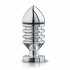Металлическая анальная пробка Hector Helix Buttplug S - 10 см., MyStim