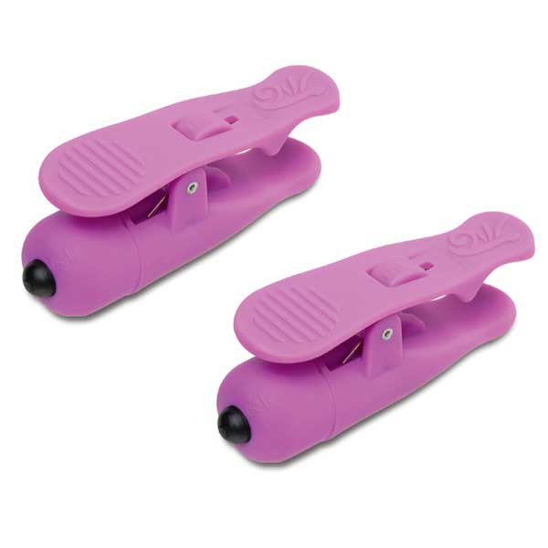Виброзажимы на соски Wireless Vibrating Nipple Clamps, Pipedream