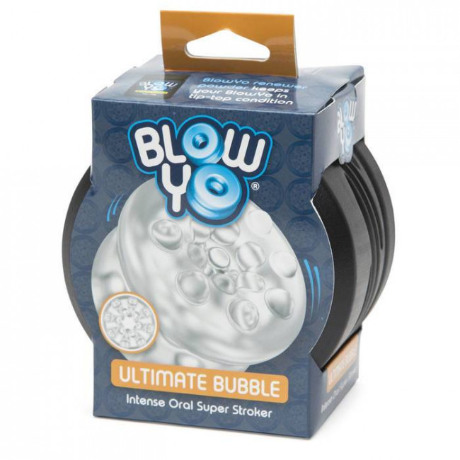 Мастурбатор с крупными шишечками BlowYo Ultimate Bubble Textured Blowjob Stroker, BlowYo