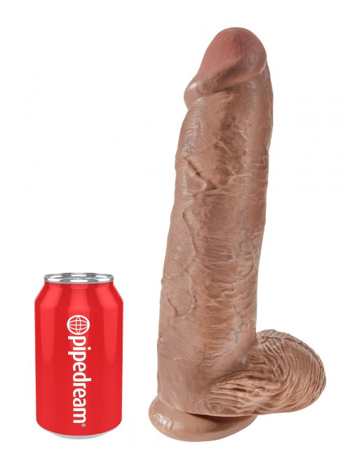 Кофейный фаллоимитатор-гигант 12" Cock with Balls - 30,5 см., Pipedream Кофейный фаллоимитатор-гигант 12" Cock with Balls - 30,5 см., Pipedream