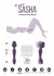 Фиолетовый двусторонний вибратор Sasha - 22,5 см., Shots Media BV