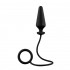 Чёрное эрекционное кольцо с анальной пробкой MENZSTUFF 4INCH SINGLE RING ANAL PLUG, Dream Toys