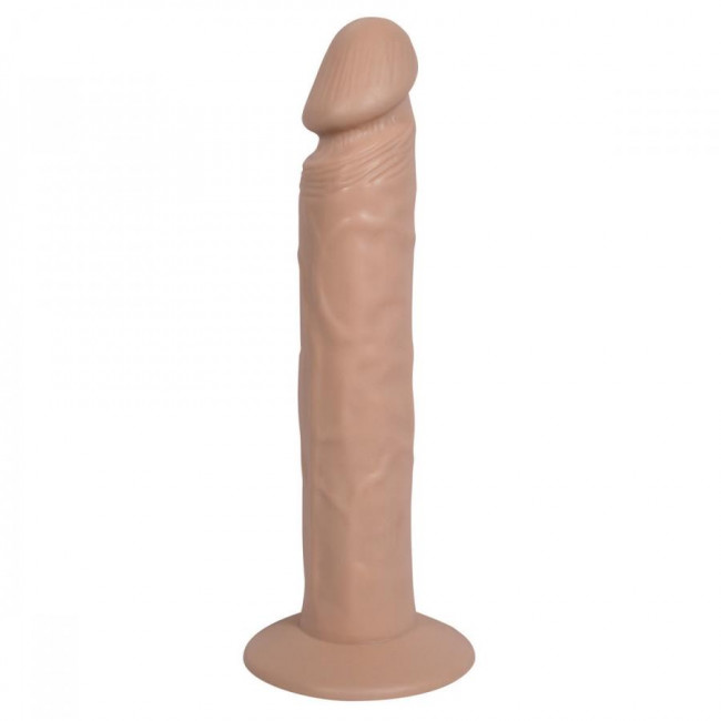 Телесный фаллоимитатор на присоске Captain cock - 21,5 см., Toy Joy