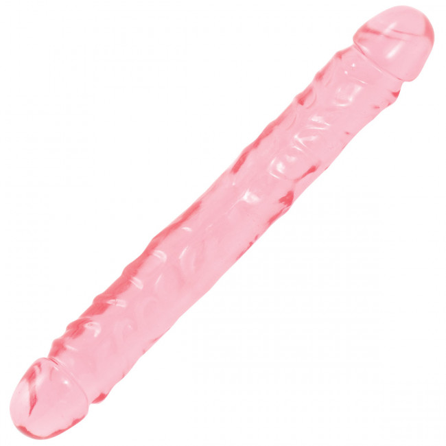 Двухсторонний гелевый фаллоимитатор Crystal Jellies 12" Jr. Double Dong - 30,5 см., Doc Johnson