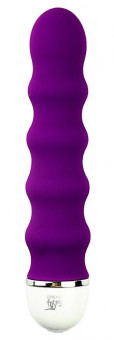 Фиолетовый вибромассажер BULBED VIBE - 16 см., Dream Toys