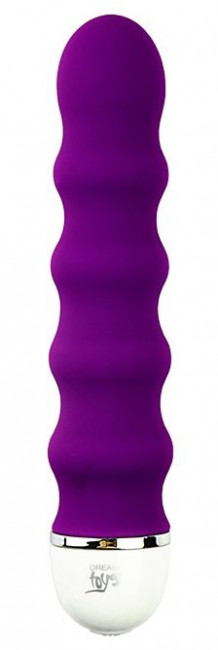 Фиолетовый вибромассажер BULBED VIBE - 16 см., Dream Toys Фиолетовый вибромассажер BULBED VIBE - 16 см., Dream Toys