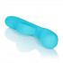 Голубой вибромассажер Impress Dove со стимуляцией клитора - 18 см., California Exotic Novelties