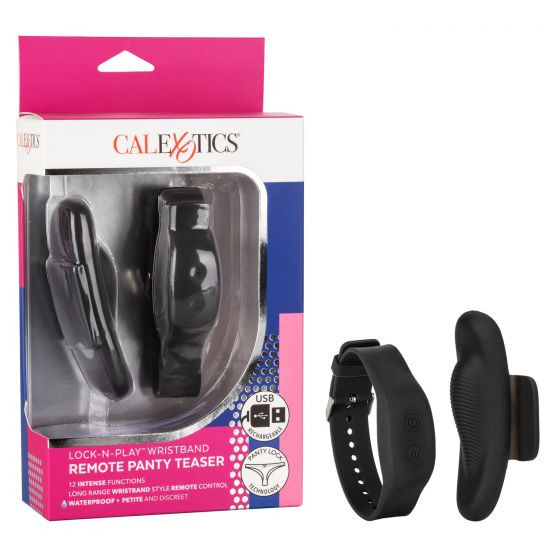 Стимулятор в трусики с пультом-браслетом Lock-N-Play Wristband Remote Panty Teaser, California Exotic Novelties