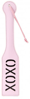 Розовый пэддл с надписью XOXO Paddle - 32 см., Blush Novelties