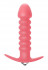 Розовая анальная пробка с вибрацией Twisted Anal Plug - 13 см., Lola toys Розовая анальная пробка с вибрацией Twisted Anal Plug - 13 см., Lola toys