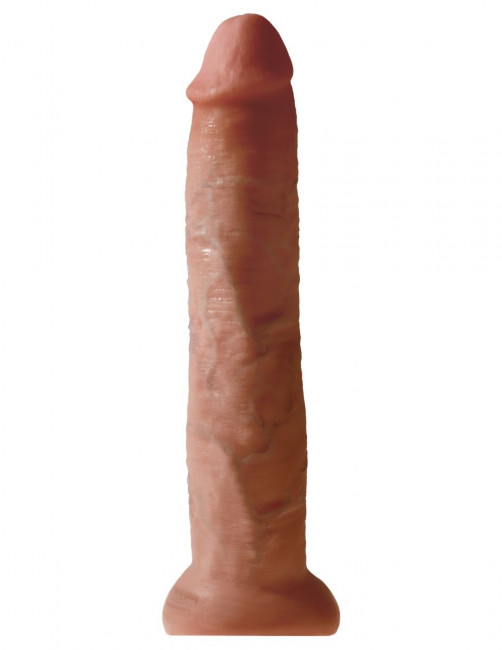 Кофейный фаллоимитатор-гигант на присоске 13" Cock - 33 см. Кофейный фаллоимитатор-гигант на присоске 13" Cock - 33 см.