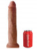 Кофейный фаллоимитатор-гигант на присоске 13" Cock - 33 см. Кофейный фаллоимитатор-гигант на присоске 13" Cock - 33 см.