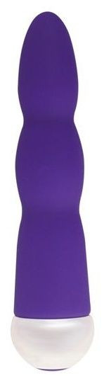 Фиолетовый вибратор Fashion Succubi Wavy Wand - 14,5 см. Фиолетовый вибратор Fashion Succubi Wavy Wand - 14,5 см.