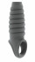 Серая насадка на пенис серая SONO №21 с открытой головкой, Shots Media BV