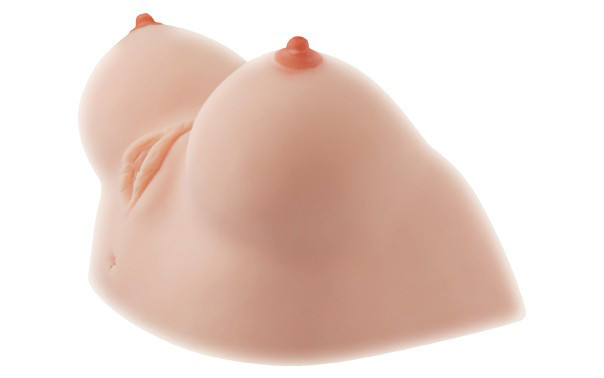 Полуторс Juliana Breast в виде груди с вибровагиной, KOKOS