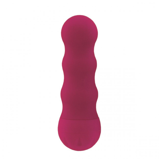 Розовый вибромассажёр Dream Massagers Ripple Vibes - 11 см., California Exotic Novelties