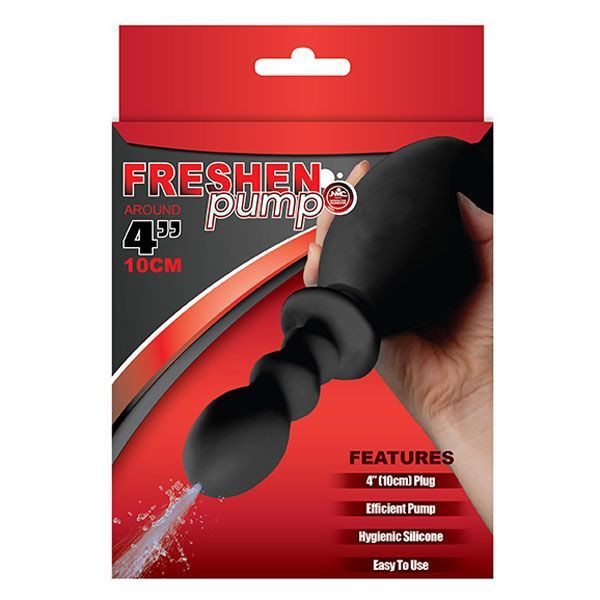 Черный анальный душ FRESHEN PUMP, NMC