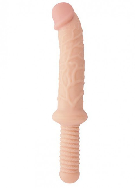 Реалистичный фаллоимитатор с ручкой BIGSTUFF DONG WITH HANDLE - 37 см., Dream Toys Реалистичный фаллоимитатор с ручкой BIGSTUFF DONG WITH HANDLE - 37 см., Dream Toys
