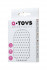 Белый мастурбатор A-Toys Pocket Dotty, A-toys Белый мастурбатор A-Toys Pocket Dotty, A-toys