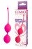 Розовые двойные вагинальные шарики с хвостиком Cosmo, Bior toys