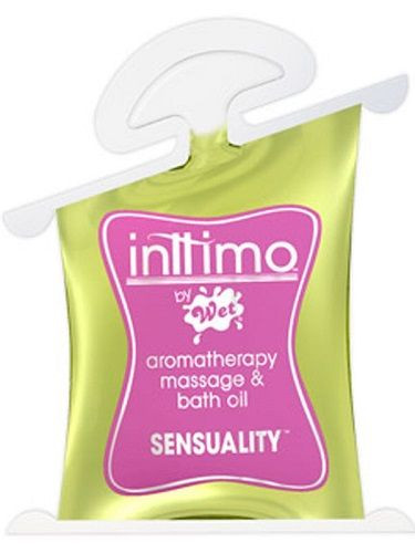 Масло для массажа Inttimo Sensuality с ароматом иланг-иланга и туберозы - 10 мл., Wet International Inc. Масло для массажа Inttimo Sensuality с ароматом иланг-иланга и туберозы - 10 мл., Wet International Inc.