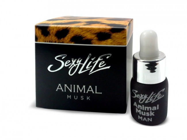 Мужские духи с феромонами Sexy Life Animal Musk - 5 мл., Парфюм престиж М