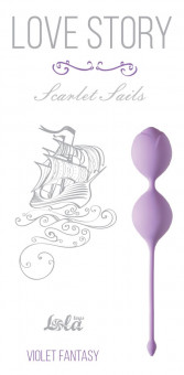 Сиреневые вагинальные шарики Scarlet Sails, Lola toys