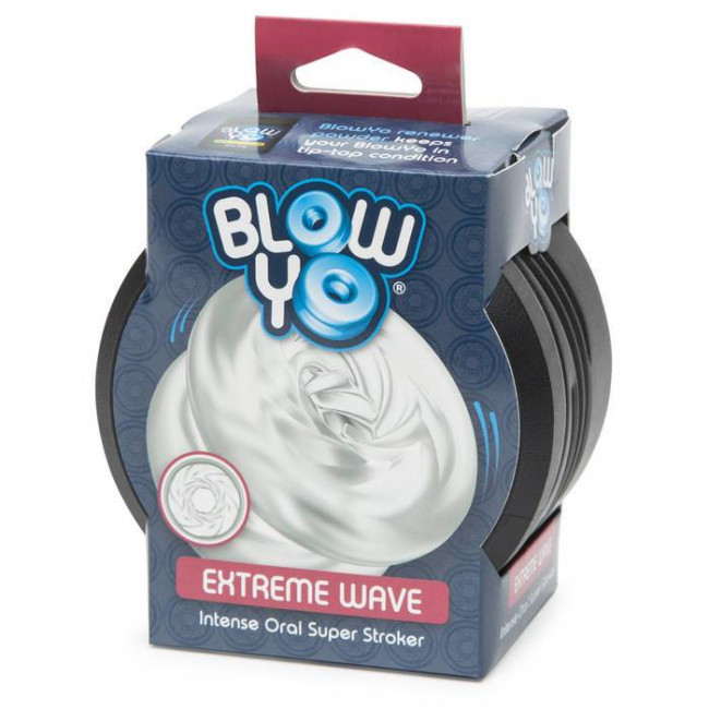 Мастурбатор со спиралевидным рельефом BlowYo Extreme Wave Textured Blowjob Stroker, BlowYo Мастурбатор со спиралевидным рельефом BlowYo Extreme Wave Textured Blowjob Stroker, BlowYo