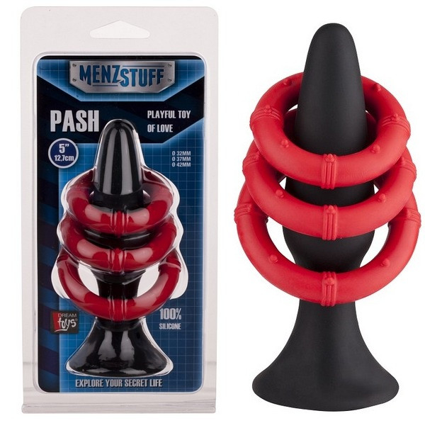 Набор PASH KIT: анальная втулка и 3 эрекционных кольца, Dream Toys
