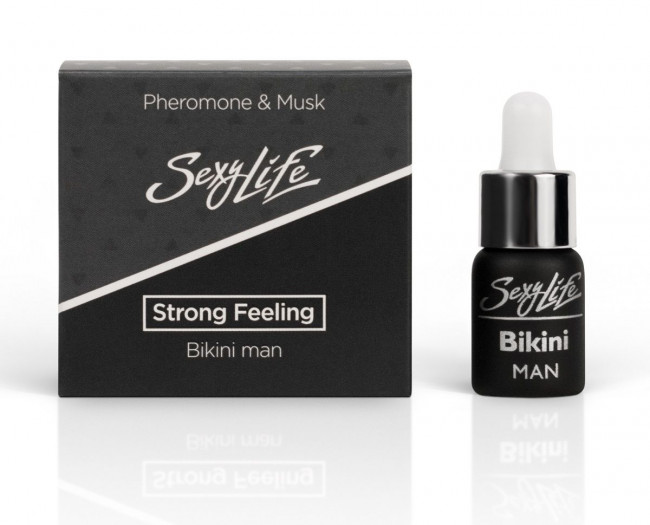 Мужские духи с феромонами для зоны бикини Strong Feeling - 5 мл., Парфюм престиж М Мужские духи с феромонами для зоны бикини Strong Feeling - 5 мл., Парфюм престиж М