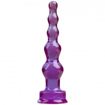 Фиолетовая анальная ёлочка SpectraGels Purple Anal Tool - 17,5 см., Doc Johnson