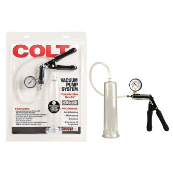 Вакуумная помпа с монометром COLT Vacuum Pump System , California Exotic Novelties