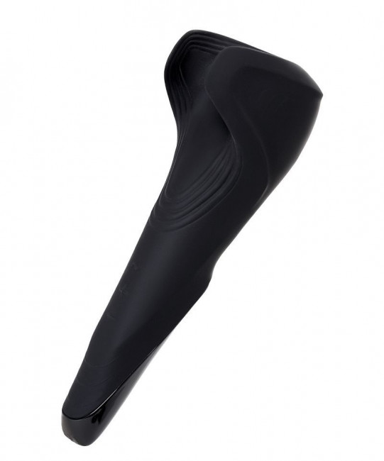 Чёрный нереалистичный мастурбатор с вибрацией Satisfyer Men Wand, Satisfyer