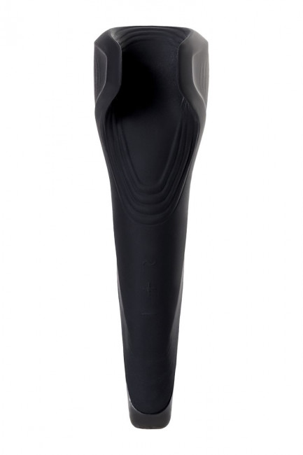 Чёрный нереалистичный мастурбатор с вибрацией Satisfyer Men Wand, Satisfyer