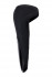 Чёрный нереалистичный мастурбатор с вибрацией Satisfyer Men Wand, Satisfyer