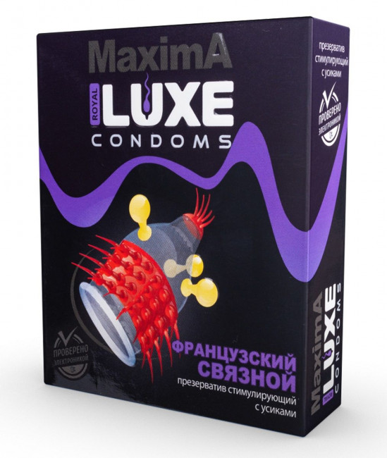 Презерватив LUXE Maxima "Французский связной" - 1 шт., Luxe Презерватив LUXE Maxima "Французский связной" - 1 шт., Luxe
