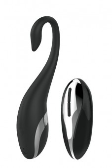 Черное виброяйцо NAGHI NO.36 RECHARGEABLE REMOTE EGG
