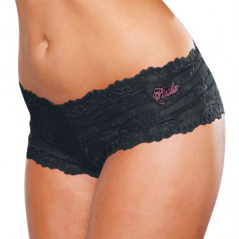 Эротичные кружевные шортики с вырезом, Hustler Lingerie