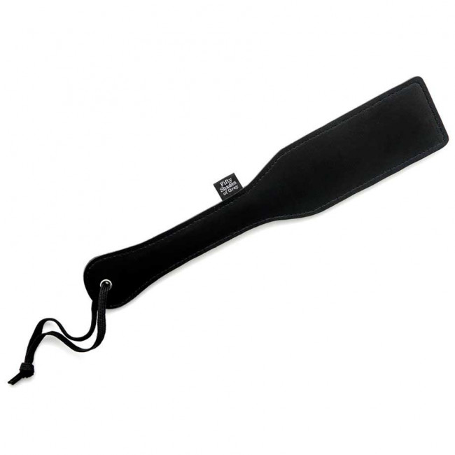Двусторонняя сатиновая шлепалка Satin Spanking Paddle - 32 см., Fifty Shades of Grey Двусторонняя сатиновая шлепалка Satin Spanking Paddle - 32 см., Fifty Shades of Grey