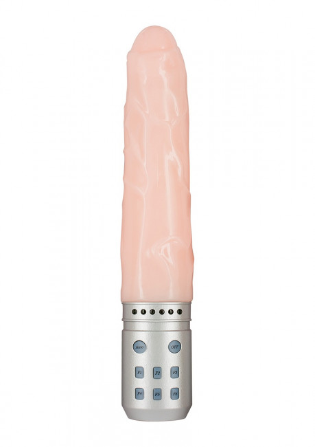 Вибратор телесного цвета Sixth Sense Cyber Vibe Flushy - 24,5 см., Toy Joy Вибратор телесного цвета Sixth Sense Cyber Vibe Flushy - 24,5 см., Toy Joy
