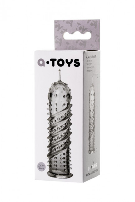 Прозрачная насадка на пенис TOYFA A-Toys - 15,5 см., A-toys Прозрачная насадка на пенис TOYFA A-Toys - 15,5 см., A-toys
