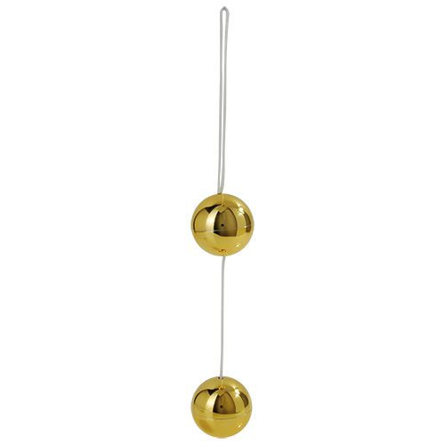 Золотистые вагинальные шарики CANDY BALLS LUX GOLD, Toyz4lovers
