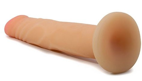 Телесный фаллоимитатор Ronnie - 19 см. Телесный фаллоимитатор Ronnie - 19 см.