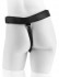 Коричневый страпон на трусиках Strap-on Harness Cock - 20,3 см., Pipedream