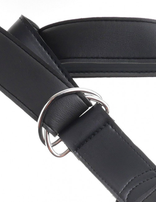 Коричневый страпон на трусиках Strap-on Harness Cock - 20,3 см., Pipedream