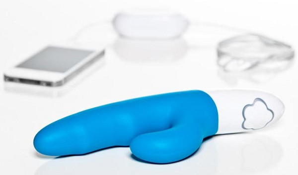 Вибратор OhMiBod Freestyle W голубой, OhMiBod