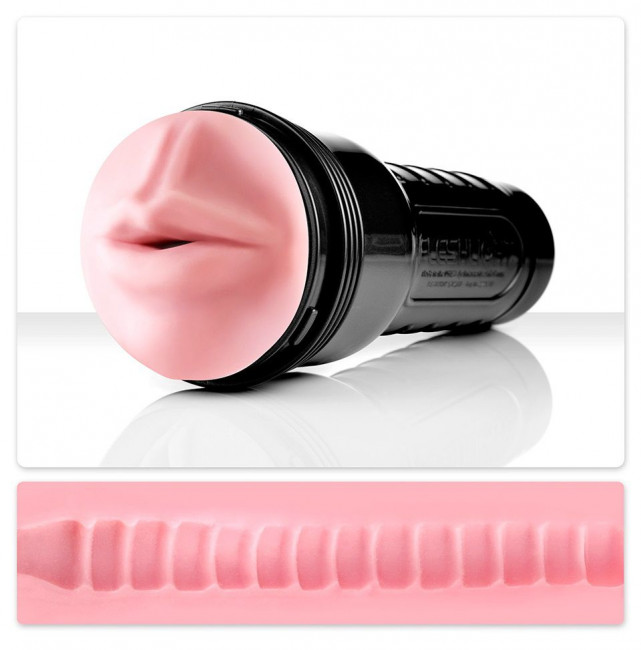 Мастурбатор-рот Fleshlight - Pink Mouse Wonder Wave, Fleshlight