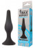 Чёрная анальная пробка Sex Expert - 9,5 см., Bior toys
