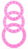 Набор из 3 розовых эрекционных колец Silicone Love Wheel 3 sizes, Shots Media BV